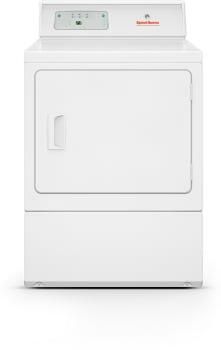 Speed Queen® Commercial 7.0 Cu. Ft. White Front Load Electric Dryer, Appliance Discounters